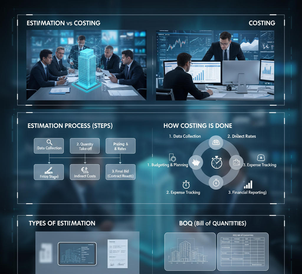 कन्स्ट्रक्शन estimation costing