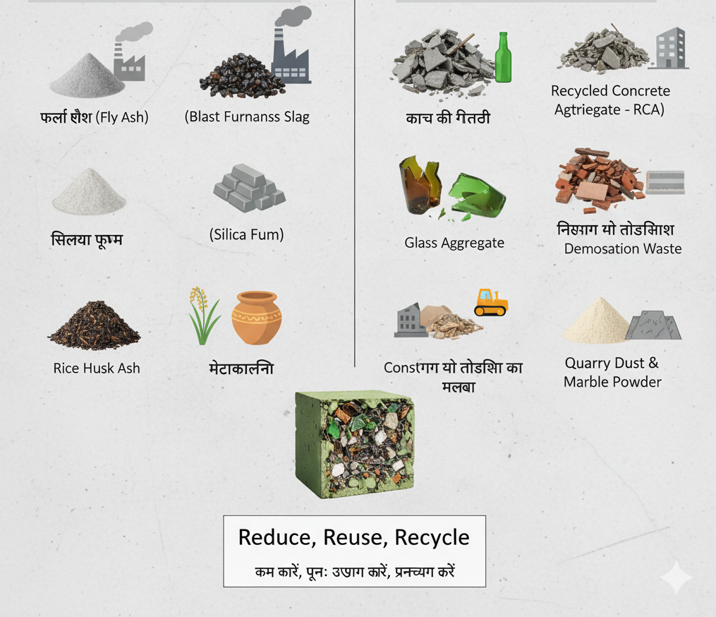 ग्रीन कान्क्रीट उपयोग 