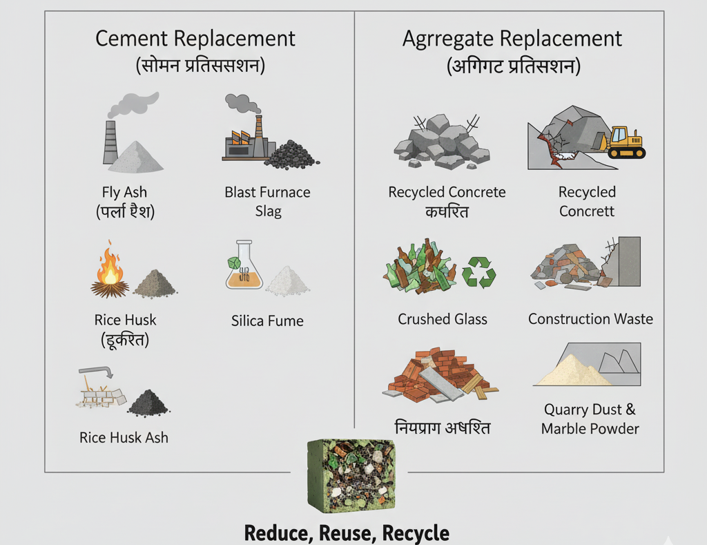 ग्रीन कान्क्रीट वेस्ट