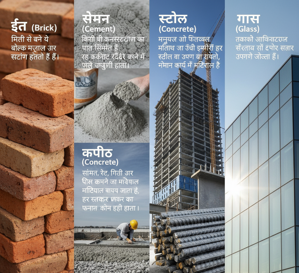 ब्रिक स्टील कान्क्रीट